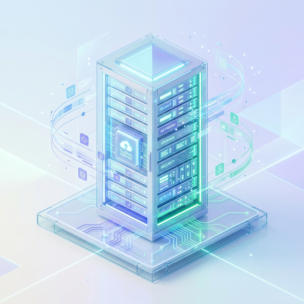 Cloud Hosting Server Visual